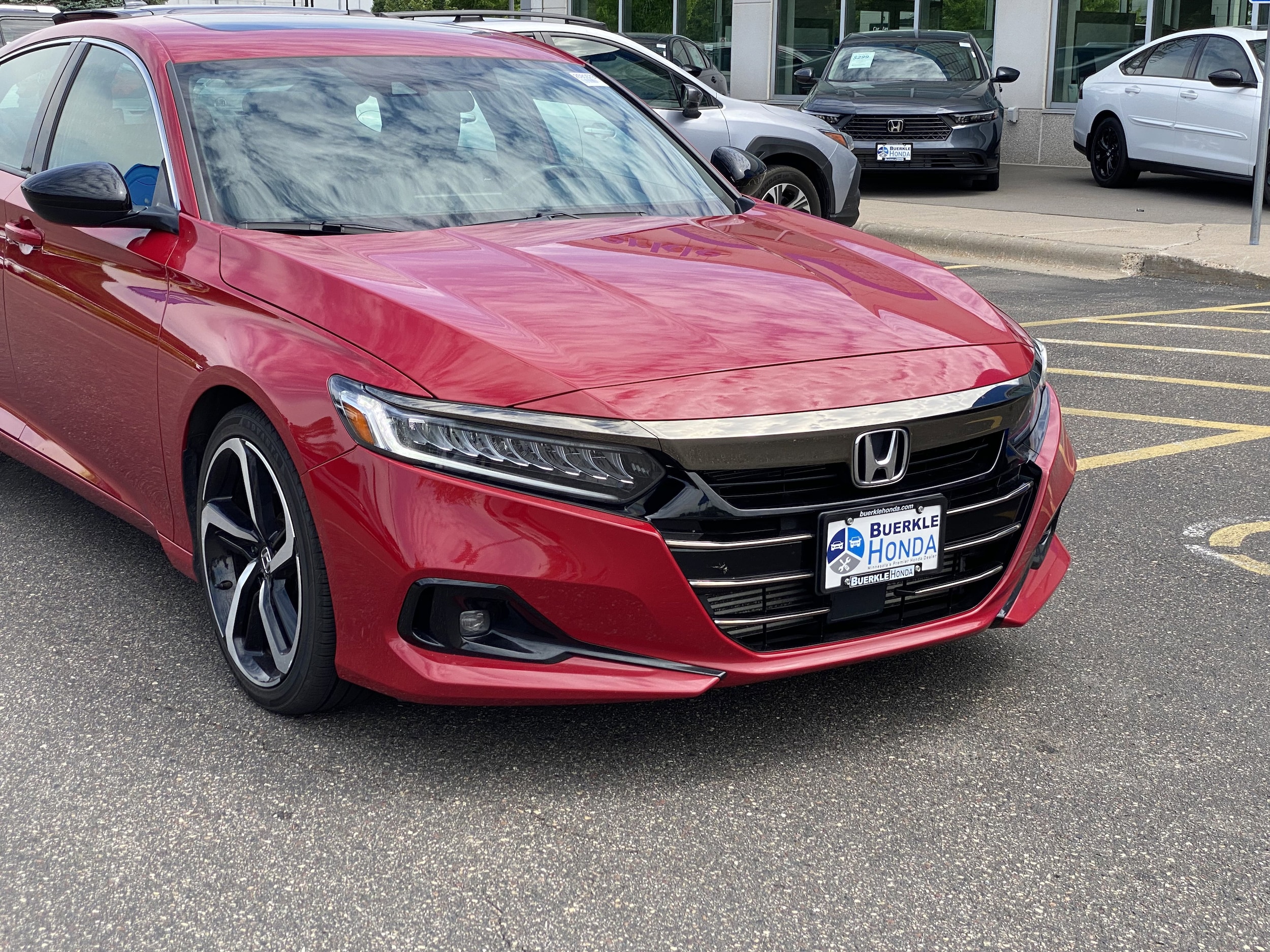 Used 2021 Honda Accord Sport with VIN 1HGCV2F30MA008337 for sale in Saint Paul, Minnesota