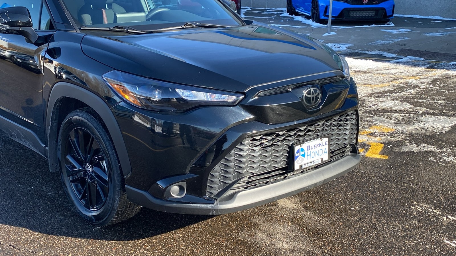 Used 2024 Toyota Corolla Cross Nightshade with VIN 7MUFBABG9RV039433 for sale in Saint Paul, Minnesota