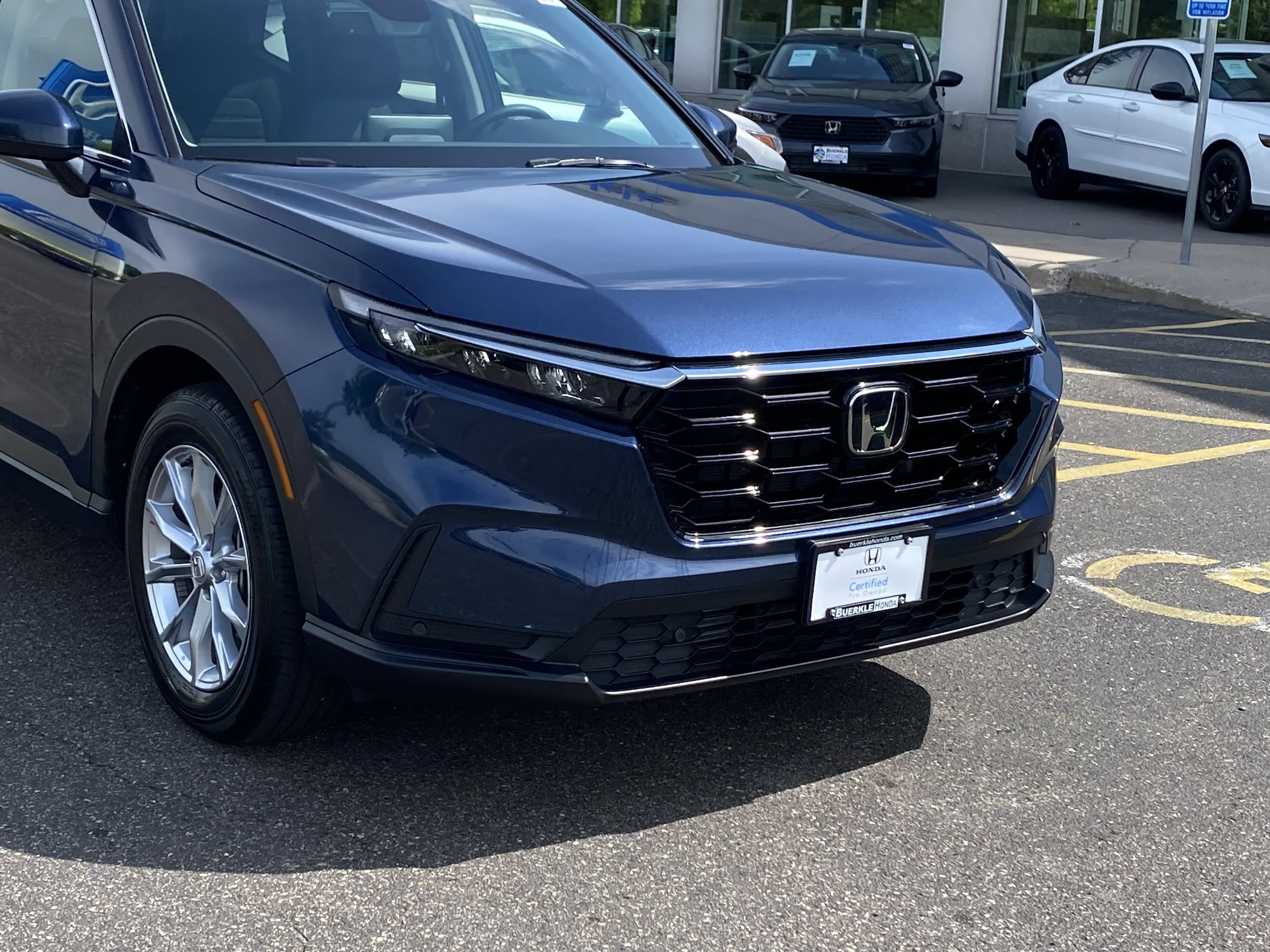 Certified 2025 Honda CR-V EX-L with VIN 5J6RS4H78SL013357 for sale in Saint Paul, Minnesota