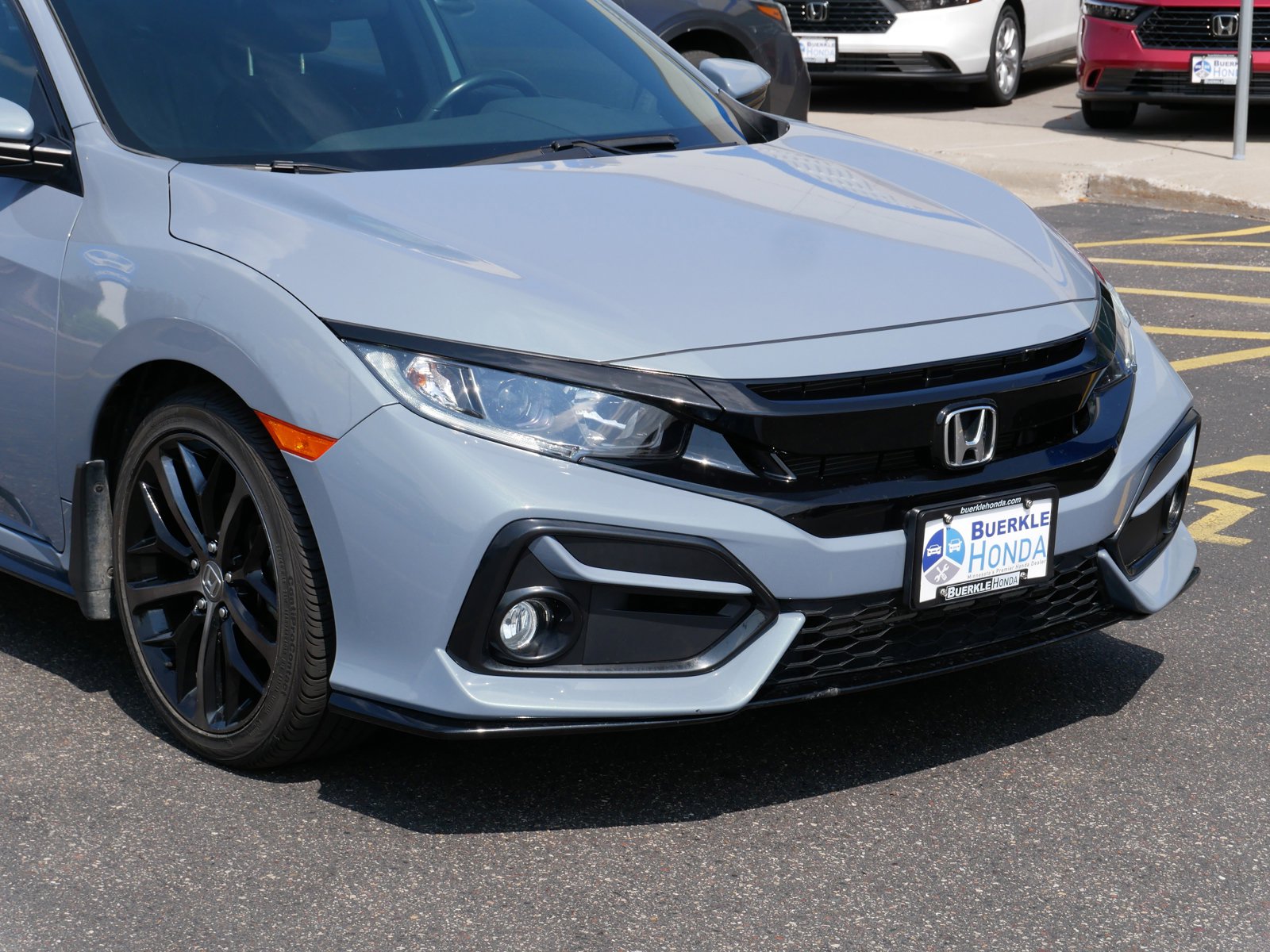 Used 2021 Honda Civic Hatchback Sport with VIN SHHFK7G40MU220864 for sale in Saint Paul, MN