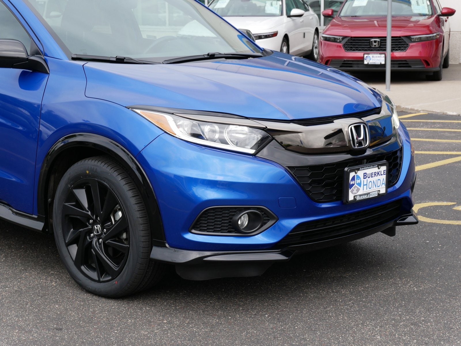 Used 2021 Honda HR-V Sport with VIN 3CZRU6H13MM744071 for sale in Saint Paul, MN