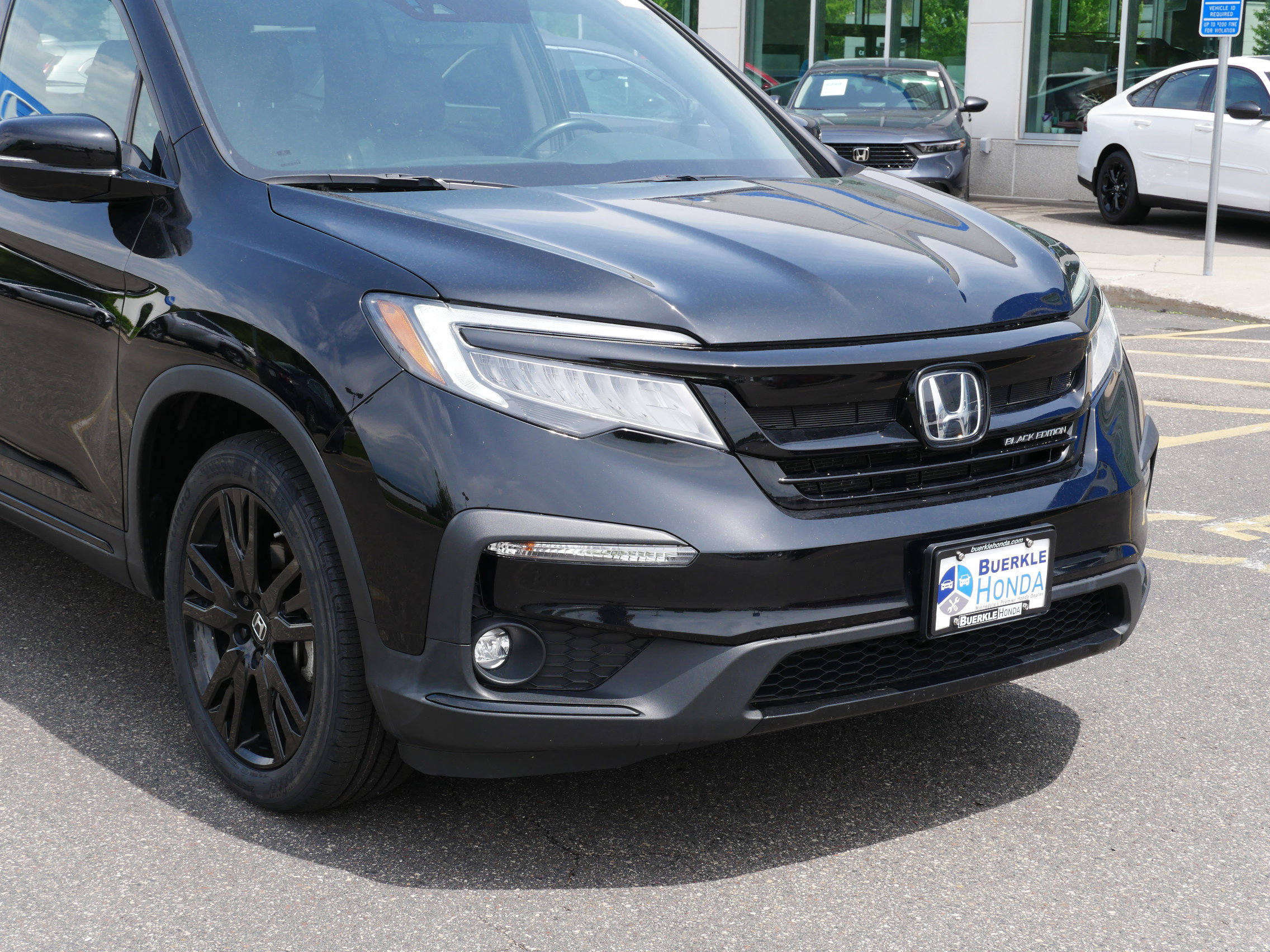 Certified 2020 Honda Pilot Black Edition with VIN 5FNYF6H75LB006100 for sale in Saint Paul, Minnesota
