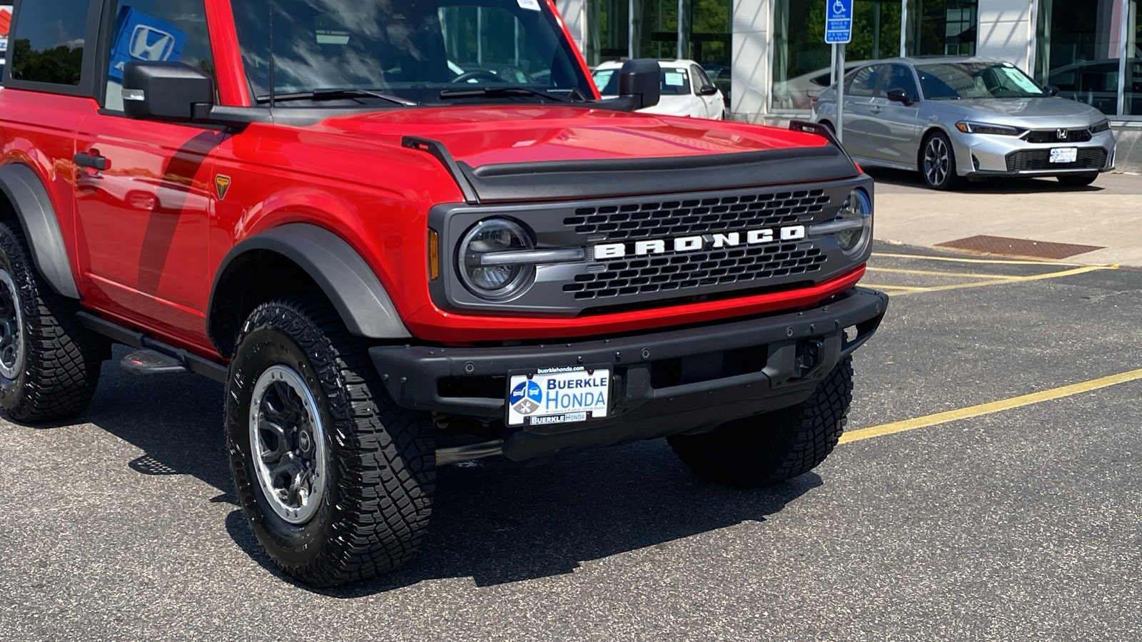 Used 2024 Ford Bronco 2-Door Badlands with VIN 1FMDE9AP9RLA24677 for sale in Saint Paul, Minnesota