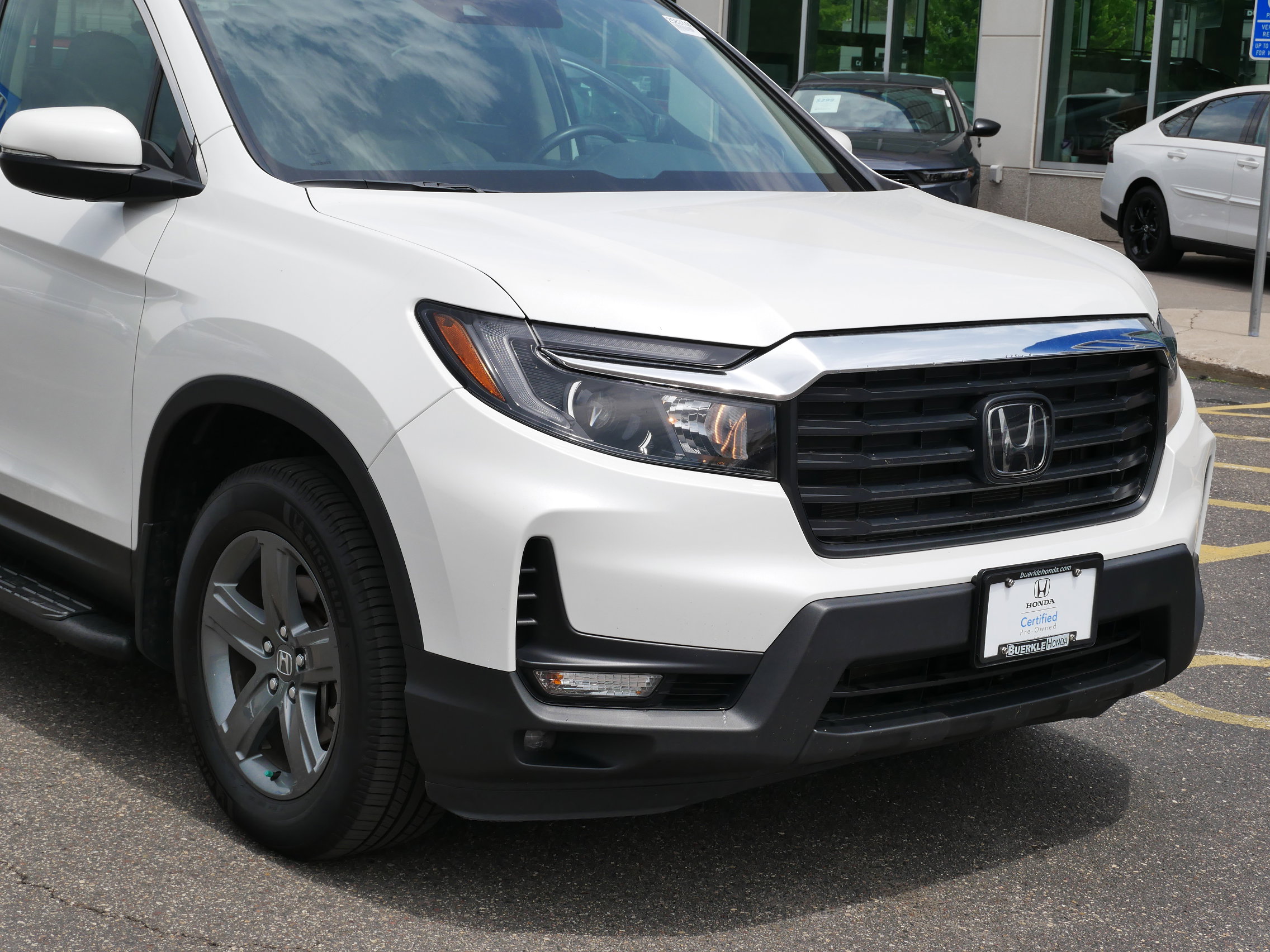 Certified 2022 Honda Ridgeline RTL with VIN 5FPYK3F59NB038599 for sale in Saint Paul, Minnesota