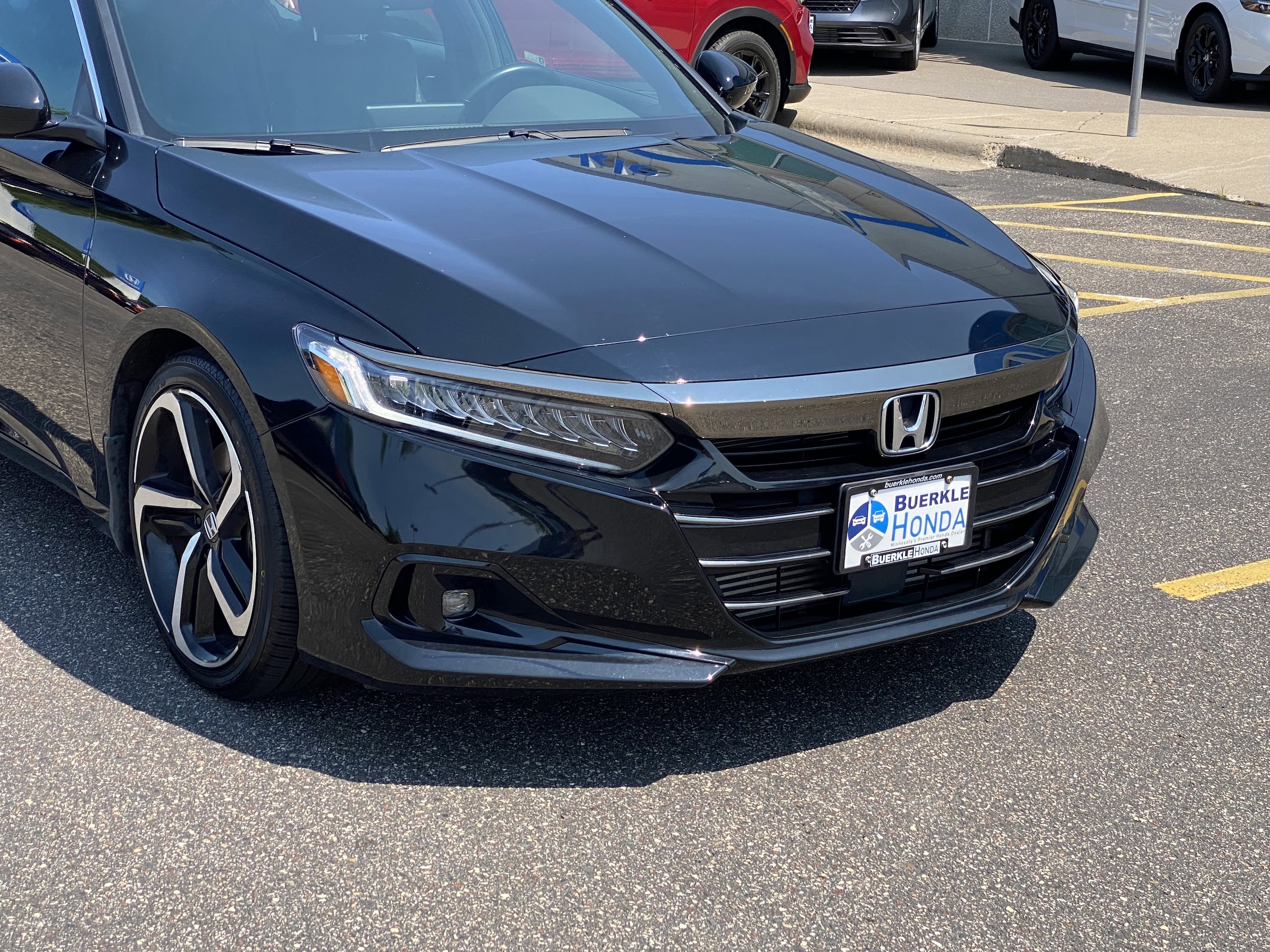 Certified 2022 Honda Accord Sport with VIN 1HGCV1F37NA081779 for sale in Saint Paul, Minnesota