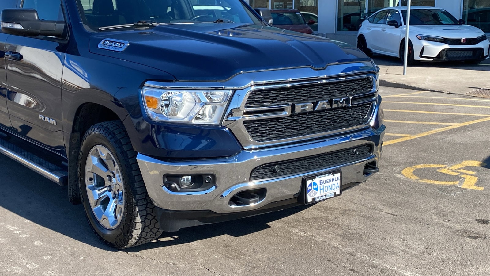 Used 2022 RAM Ram 1500 Pickup Big Horn/Lone Star with VIN 1C6SRFFT7NN376568 for sale in Saint Paul, Minnesota