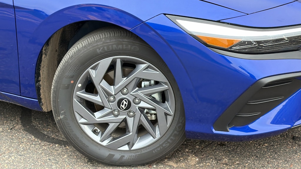 Certified 2026 Hyundai Elantra Hybrid Blue Sedan