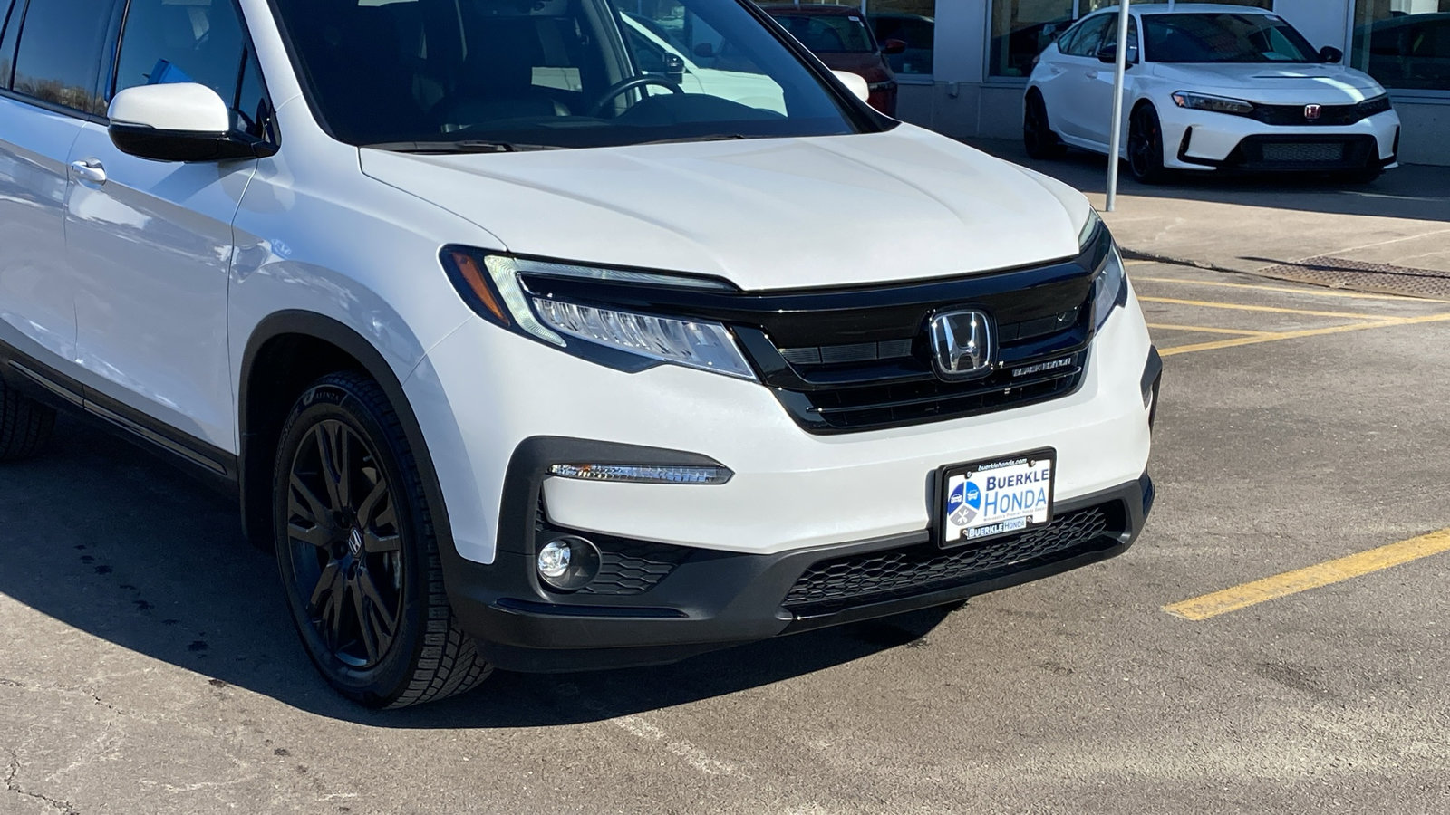 Certified 2022 Honda Pilot Black Edition with VIN 5FNYF6H75NB031596 for sale in Saint Paul, Minnesota