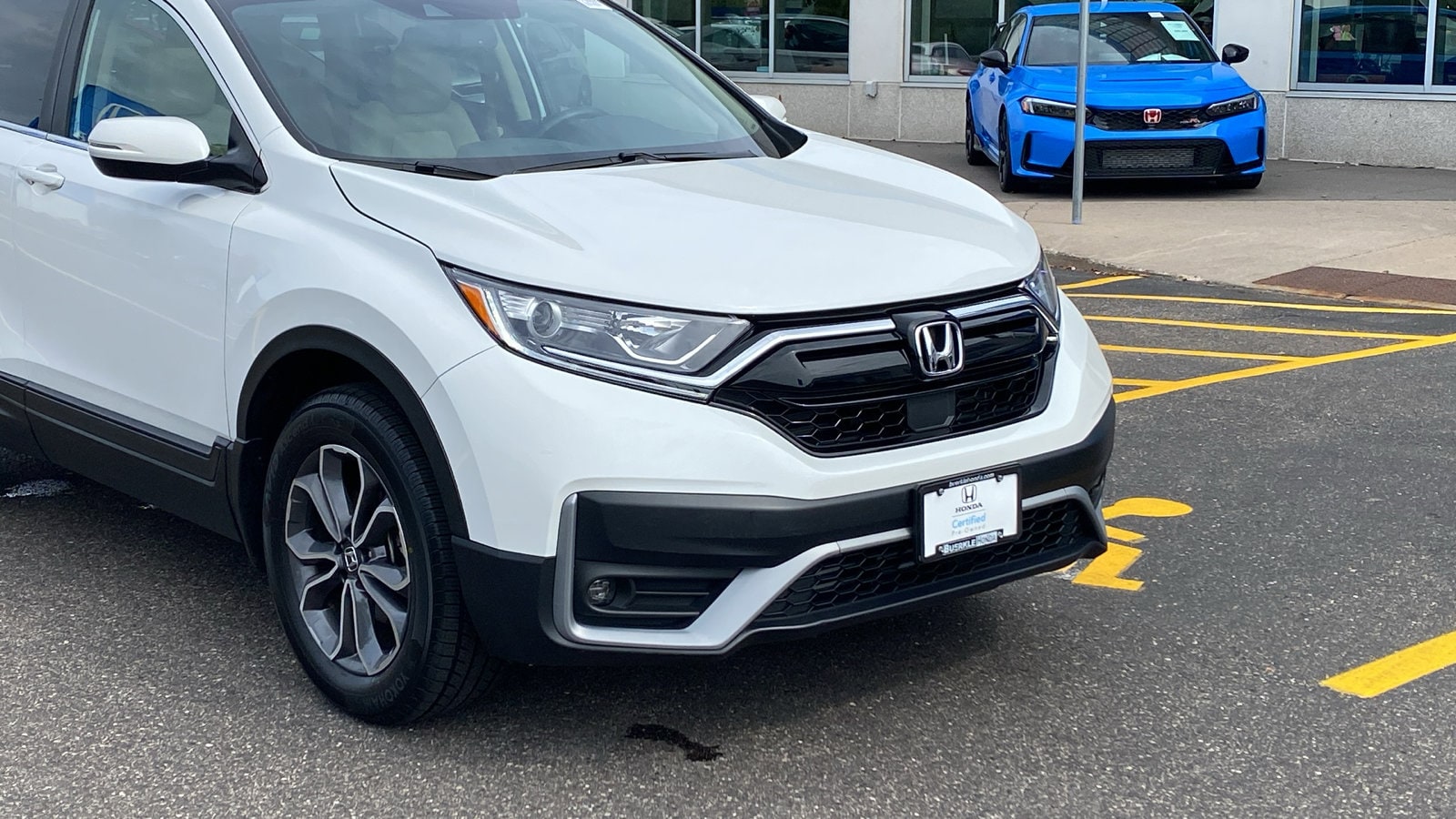 Certified 2022 Honda CR-V EX-L with VIN 2HKRW2H85NH664557 for sale in Saint Paul, Minnesota