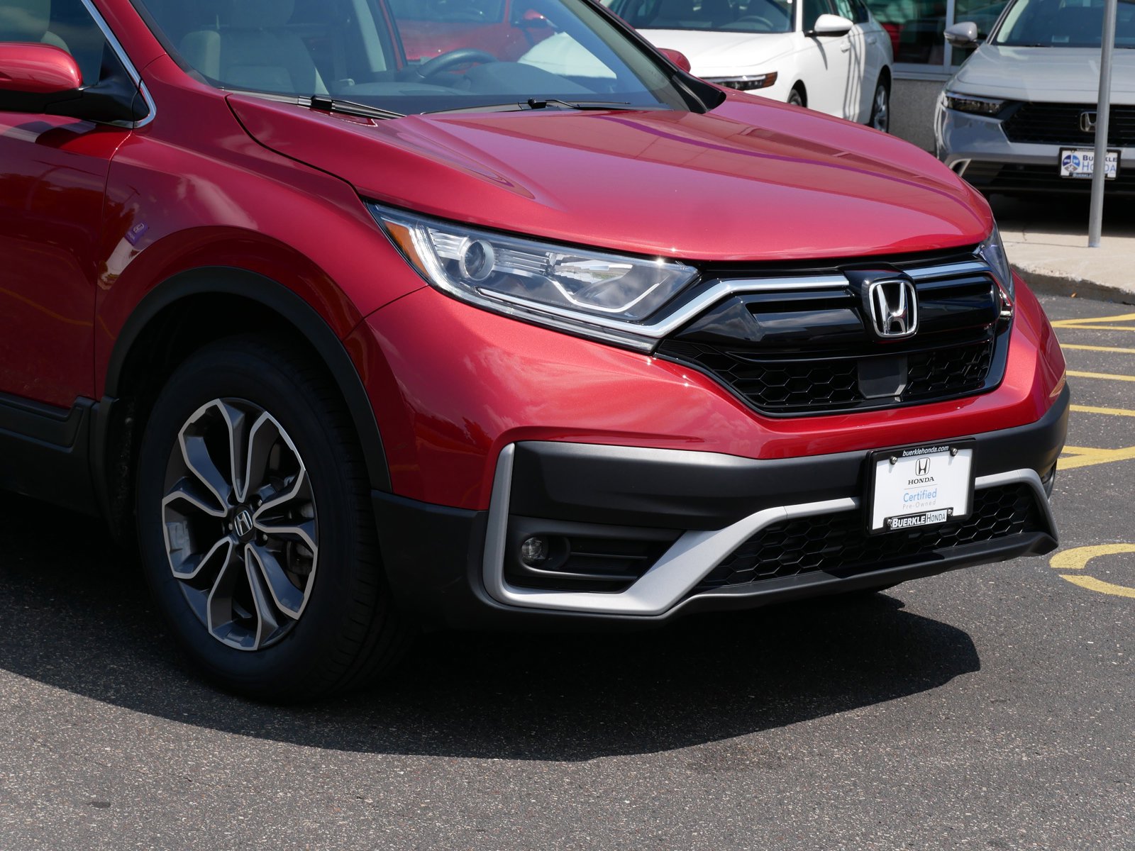 Certified 2022 Honda CR-V EX with VIN 2HKRW2H50NH630290 for sale in Saint Paul, Minnesota