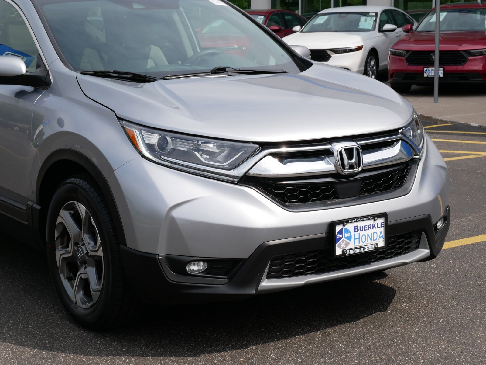 Certified 2018 Honda CR-V EX with VIN 7FARW1H56JE041283 for sale in Saint Paul, MN