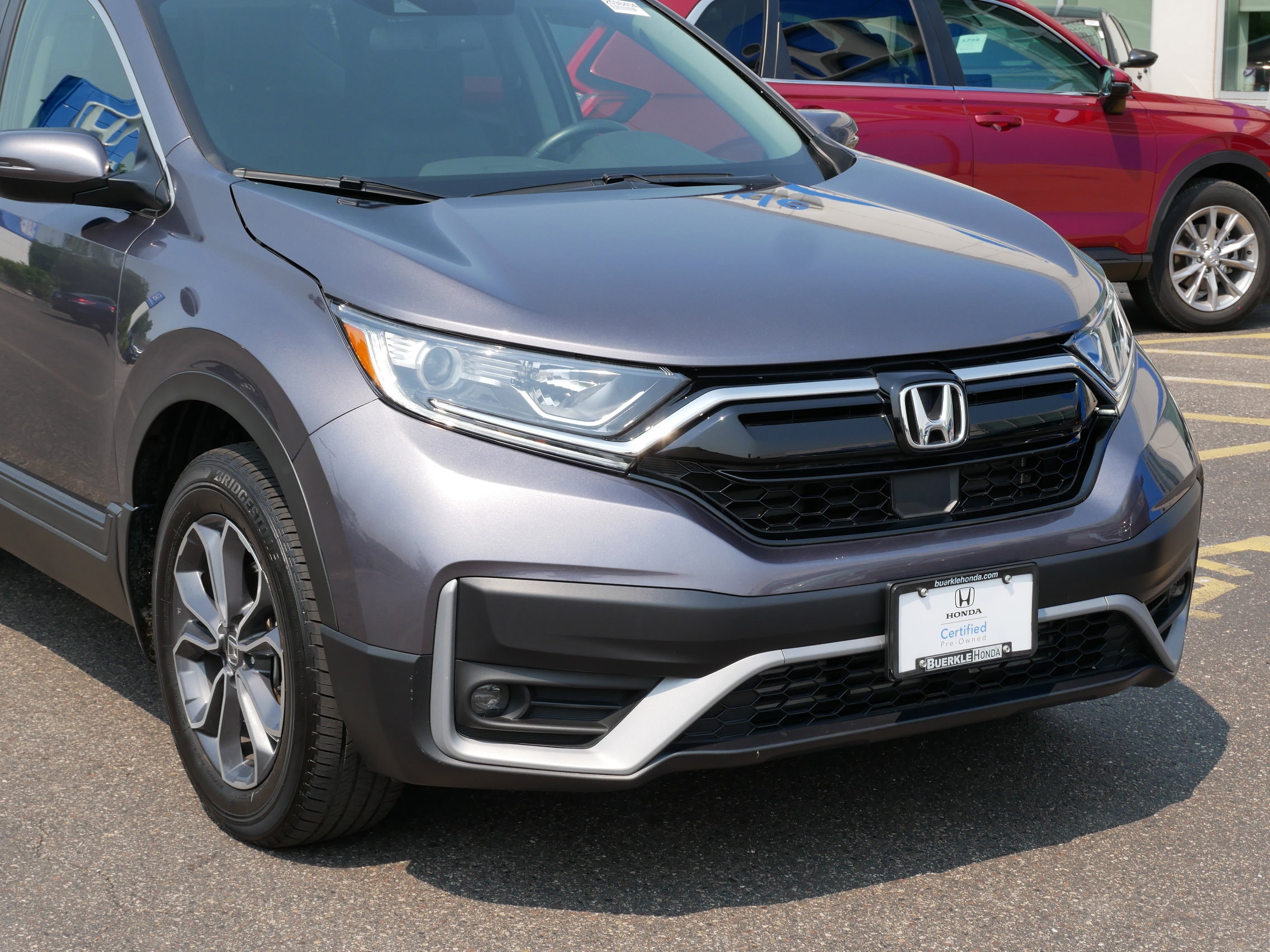 Certified 2022 Honda CR-V EX-L with VIN 7FARW2H8XNE055192 for sale in Saint Paul, Minnesota