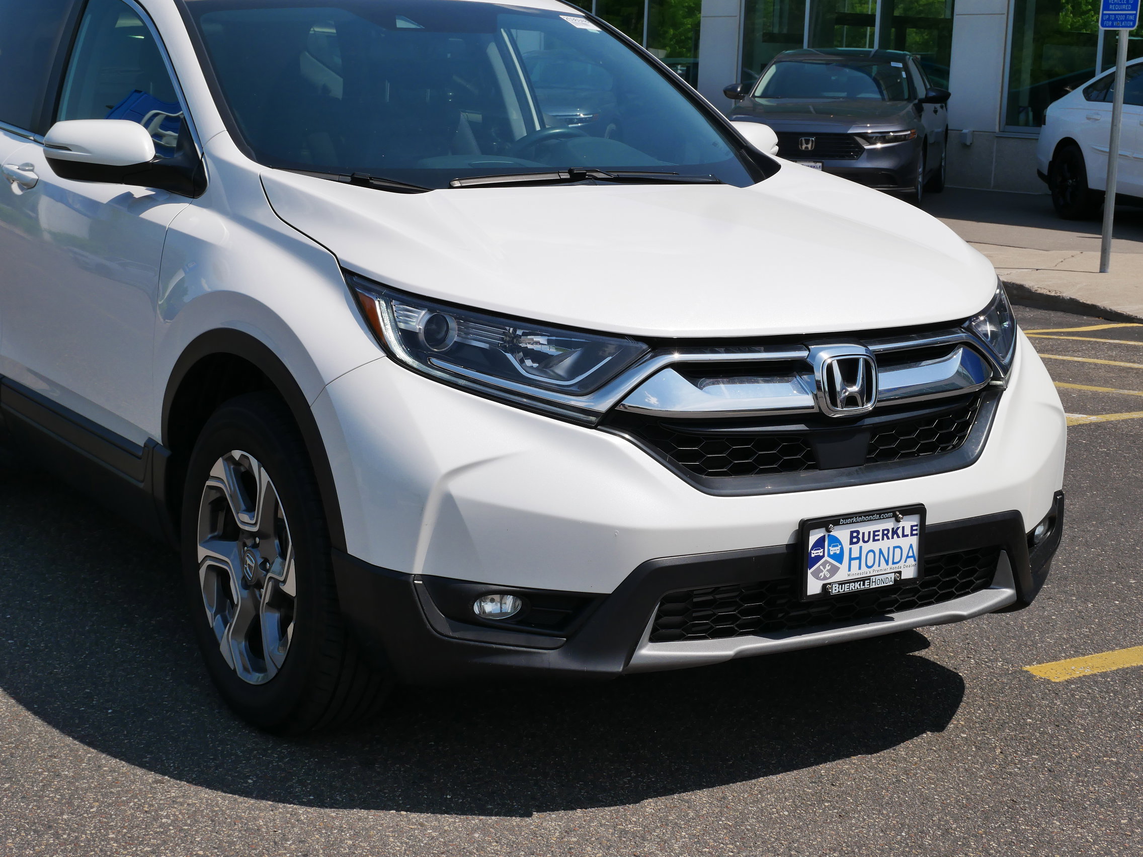 Certified 2019 Honda CR-V EX-L with VIN 5J6RW2H82KL029992 for sale in Saint Paul, Minnesota