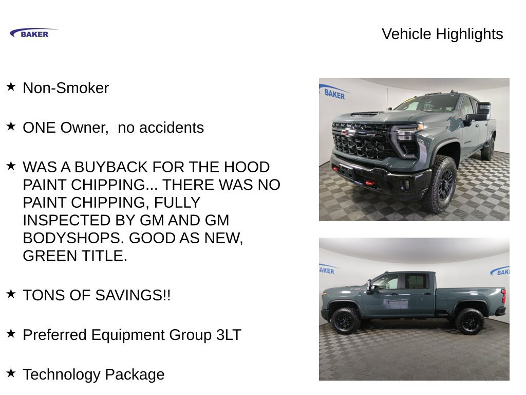 Used 2026 Chevrolet Silverado 2500 HD ZR2 Truck