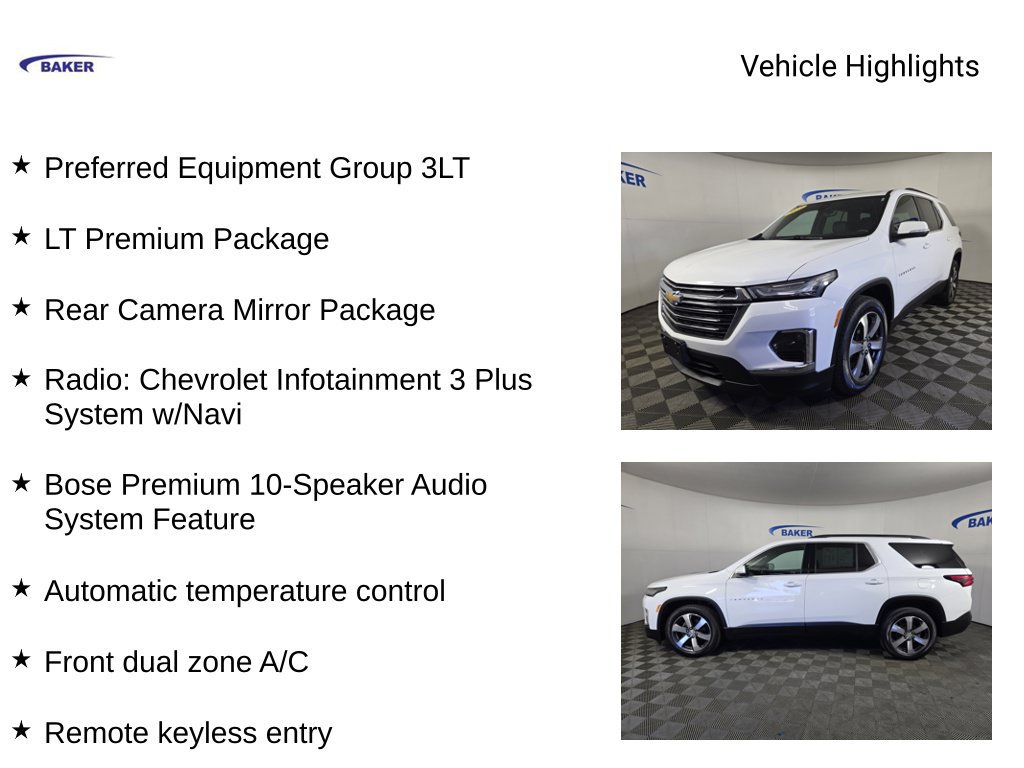 Used 2023 Chevrolet Traverse LT Leather SUV
