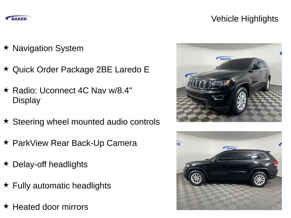 Used 2022 Jeep Grand Cherokee WK Laredo E 4x4 SUV