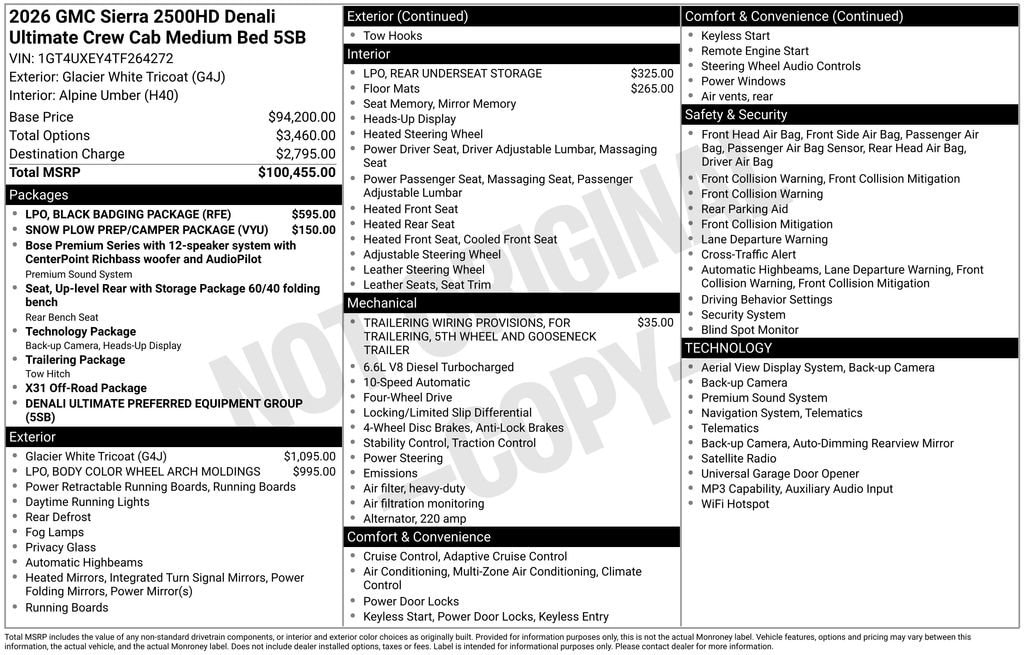 2026 GMC Sierra 2500HD Denali Ultimate - Photo 24