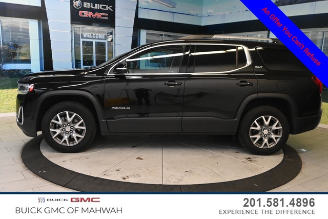 Used 2022 GMC Acadia SLT with VIN 1GKKNUL42NZ109079 for sale in Mahwah, NJ