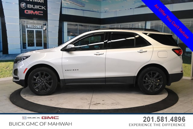 Used 2022 Chevrolet Equinox RS with VIN 3GNAXWEV1NS120632 for sale in Mahwah, NJ