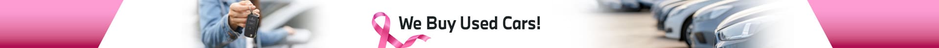 We buy used cars