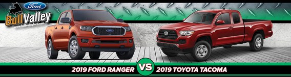 2019 Toyota Tacoma Vs 2019 Ford Ranger In Woodstock Il