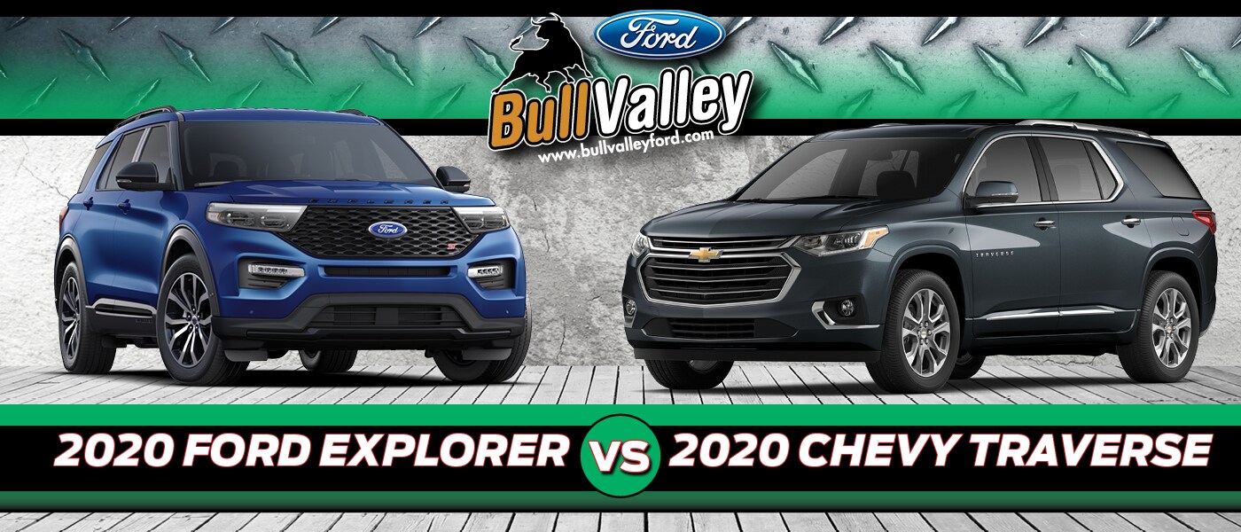 2020 Chevrolet Traverse vs. 2020 Ford Explorer | Bull ... 2020 Chevrolet Traverse vs. 2020 Ford Explorer | Bull ...