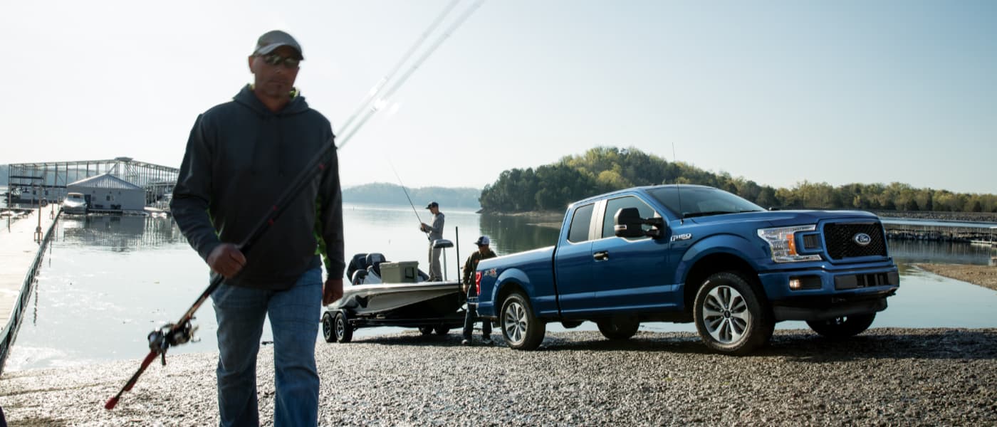 2019 Ford F-150 STX Loading a Fishing Boat from the Water