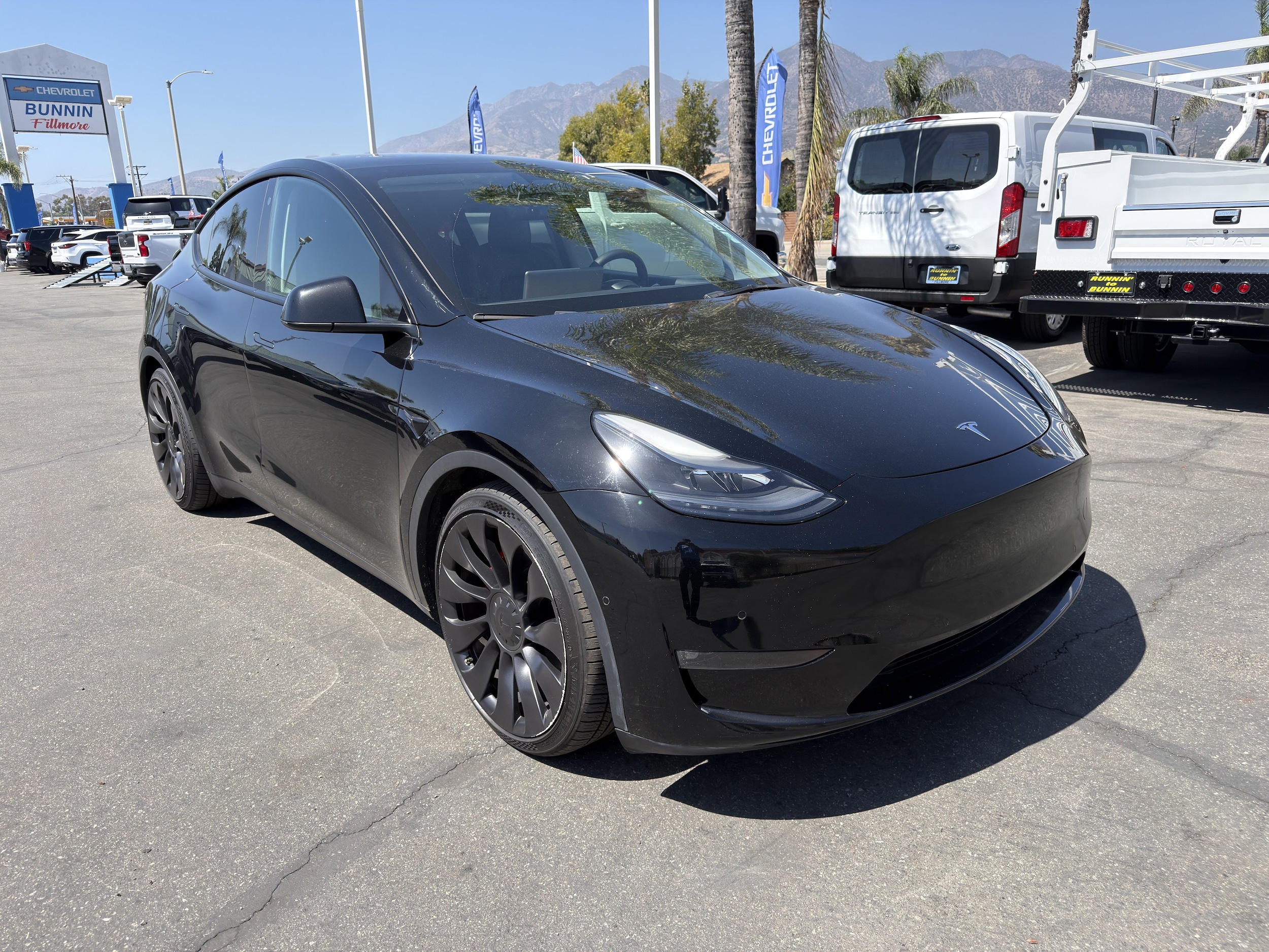 Used 2022 Tesla Model Y Performance with VIN 7SAYGDEFXNF409928 for sale in Fillmore, CA