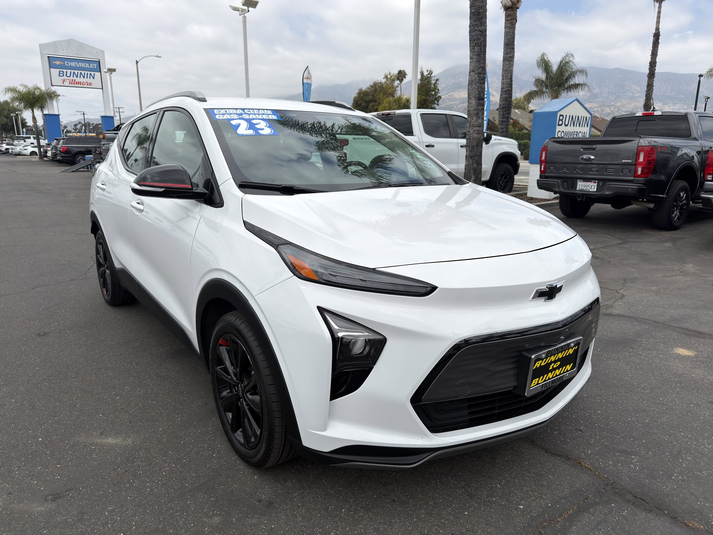 Used 2023 Chevrolet Bolt EUV LT with VIN 1G1FY6S01P4177882 for sale in Fillmore, CA