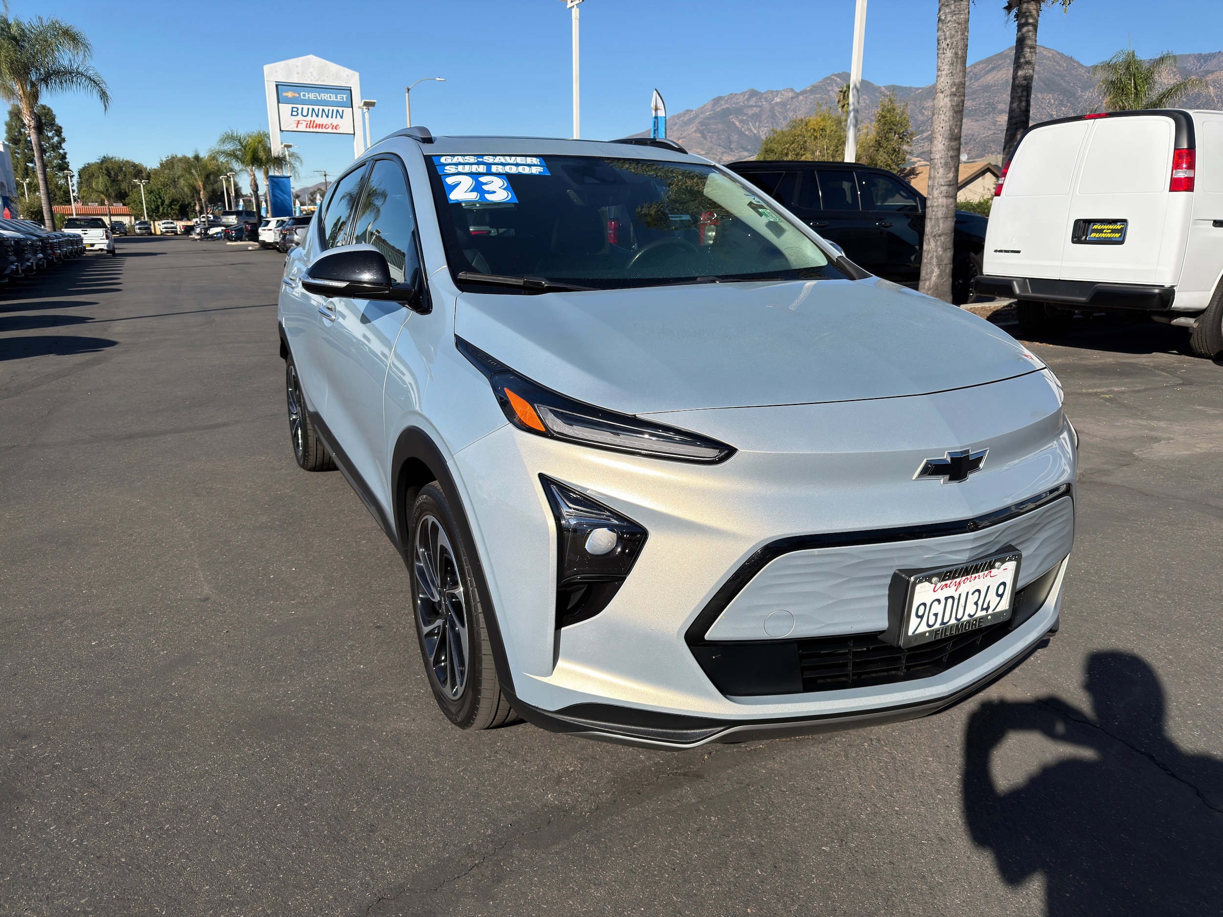 Used 2023 Chevrolet Bolt EUV Premier with VIN 1G1FZ6S02P4143785 for sale in Fillmore, CA