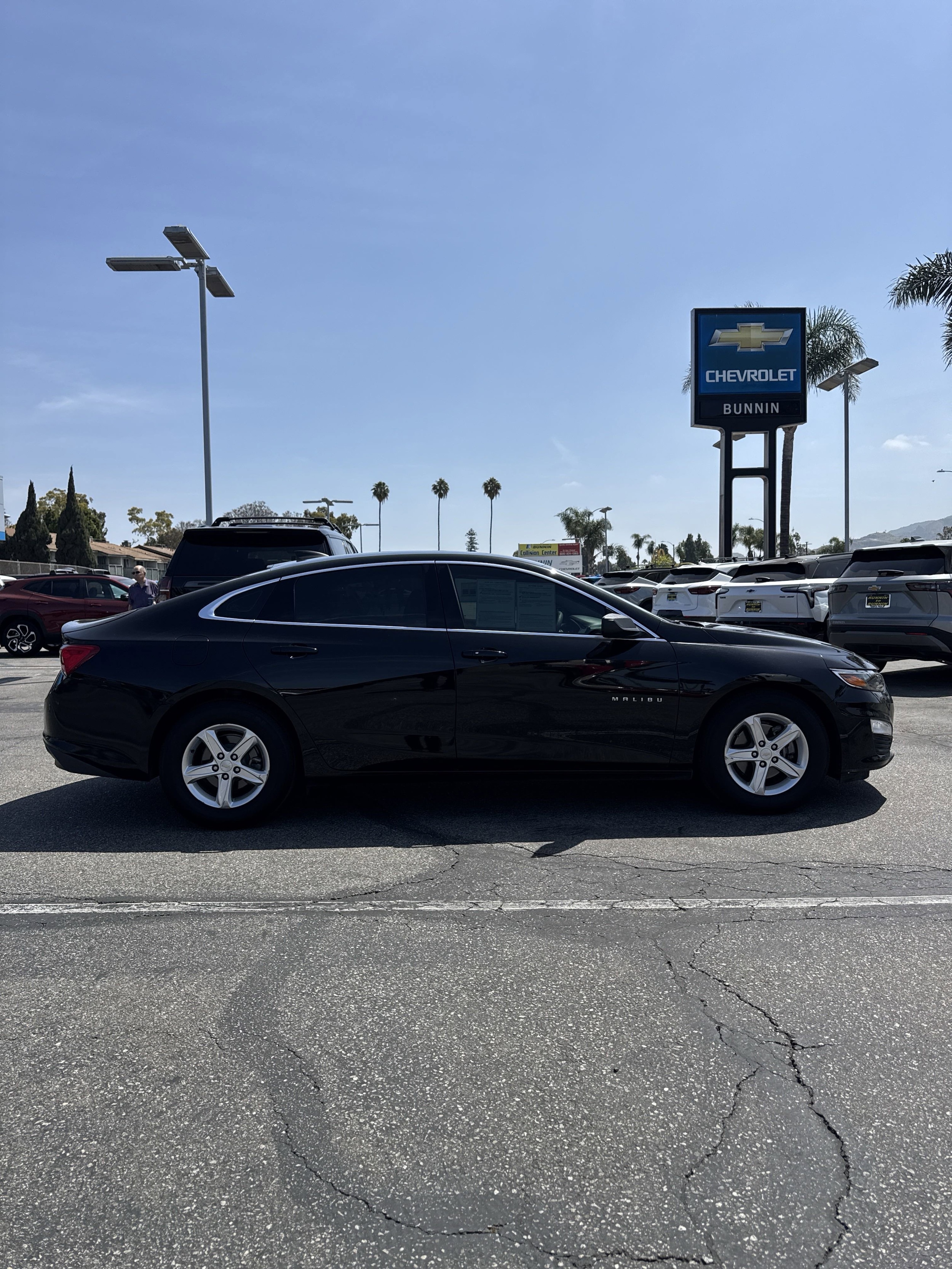 Used 2021 Chevrolet Malibu 1LS with VIN 1G1ZB5ST8MF059654 for sale in Santa Paula, CA