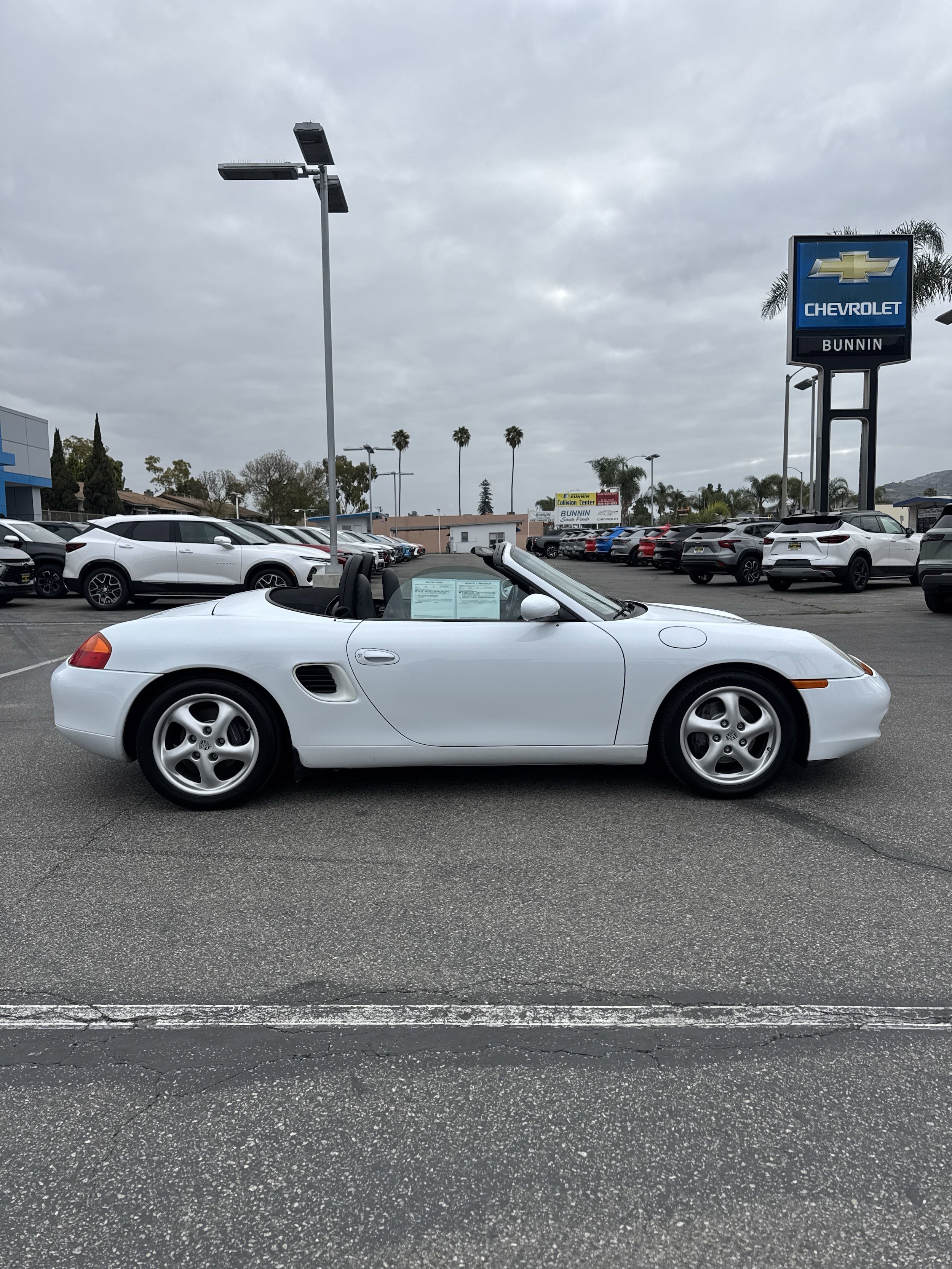 Used 1997 Porsche Boxster Base with VIN WP0CA2983VS624885 for sale in Santa Paula, CA