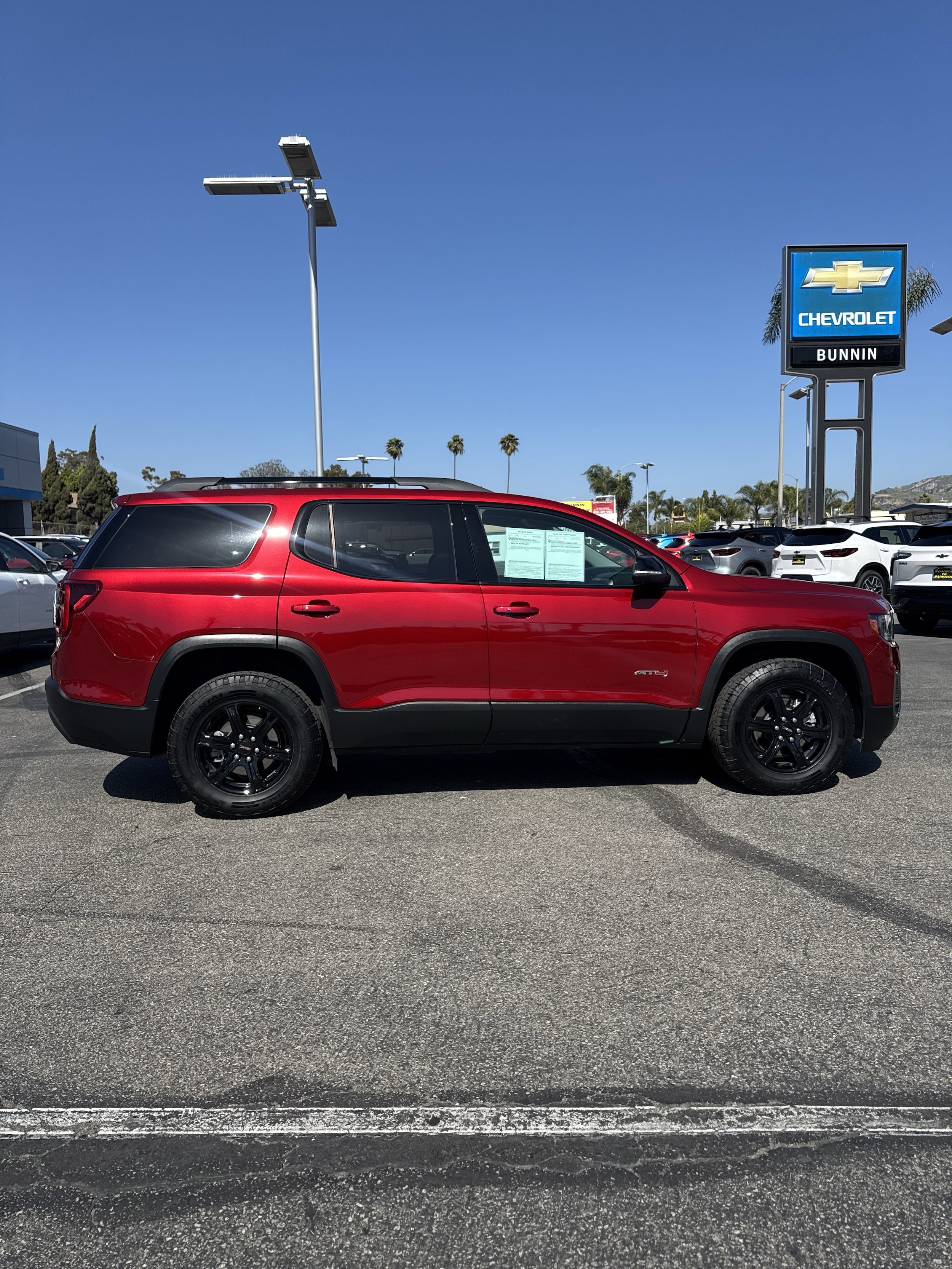 Used 2023 GMC Acadia AT4 with VIN 1GKKNLLS1PZ126211 for sale in Santa Paula, CA