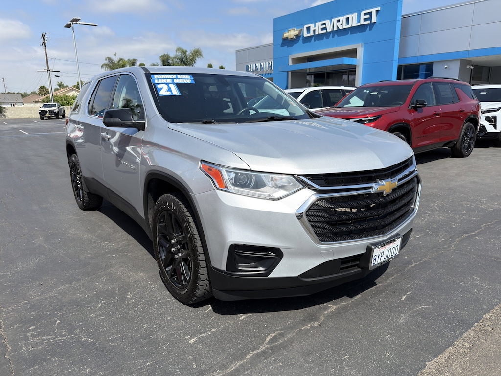 Used 2021 Chevrolet Traverse LS SUV