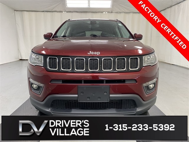 Certified 2021 Jeep Compass Latitude with VIN 3C4NJDBB0MT541115 for sale in Cicero, NY