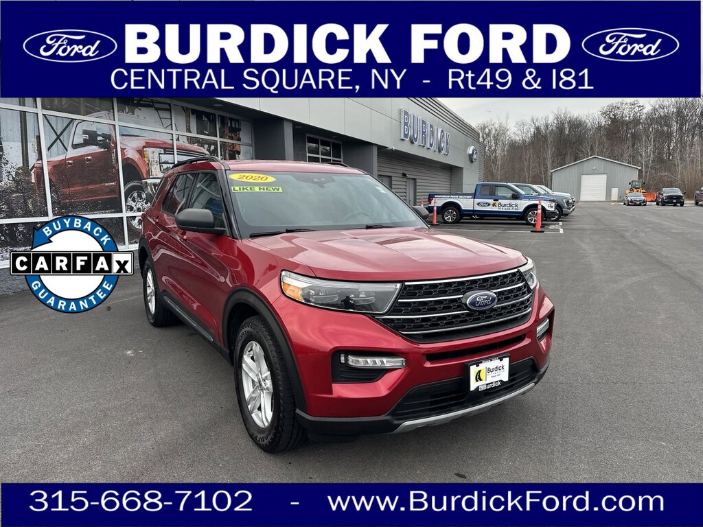 Used 2020 Ford Explorer For Sale at Burdick Ford VIN 1FMSK8DH4LGA74837