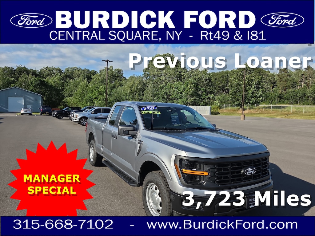 Used 2024 Ford F-150 XL 101A 4x4 SuperCab 6.5' Box Previous Loaner Truck
