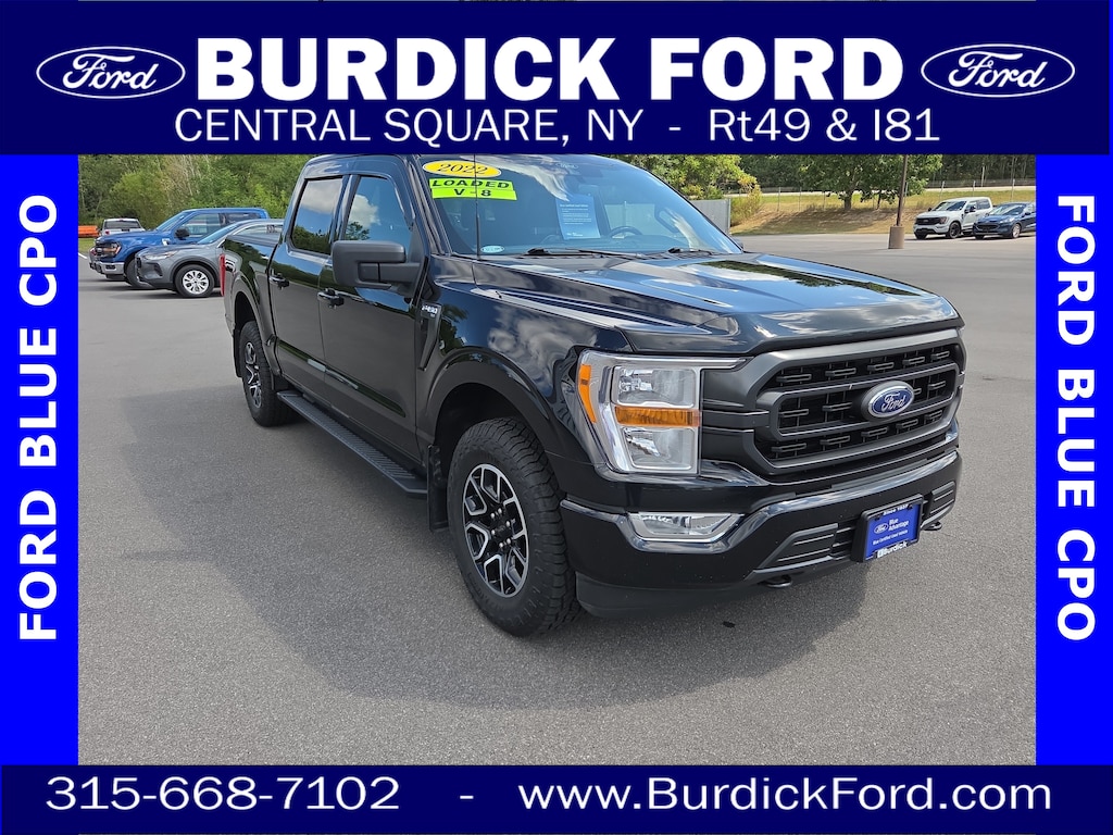 Certified 2022 Ford F-150 XLT 301A 4x4 SuperCrew 5.5' Box Truck