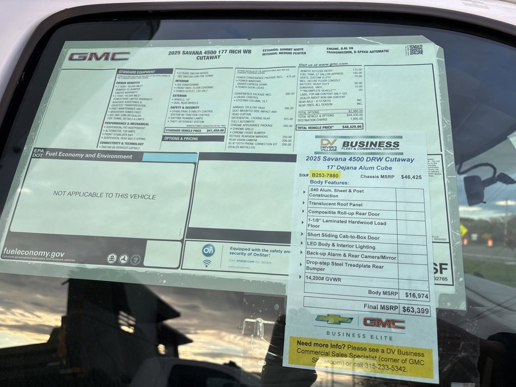 2025 Gmc Savana Cutaway photo 3