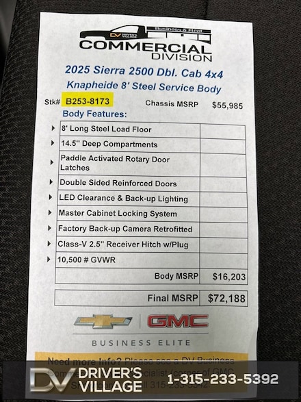 2025 GMC Sierra 2500 HD Pro Truck