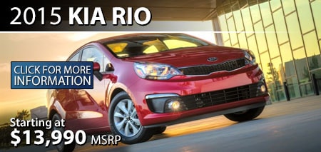 Learn More About the 2015 Kia Rio at Burdick Kia