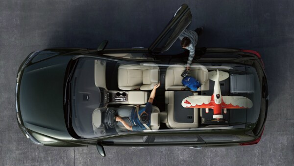 2018 Nissan Pathfinder cargo configurations