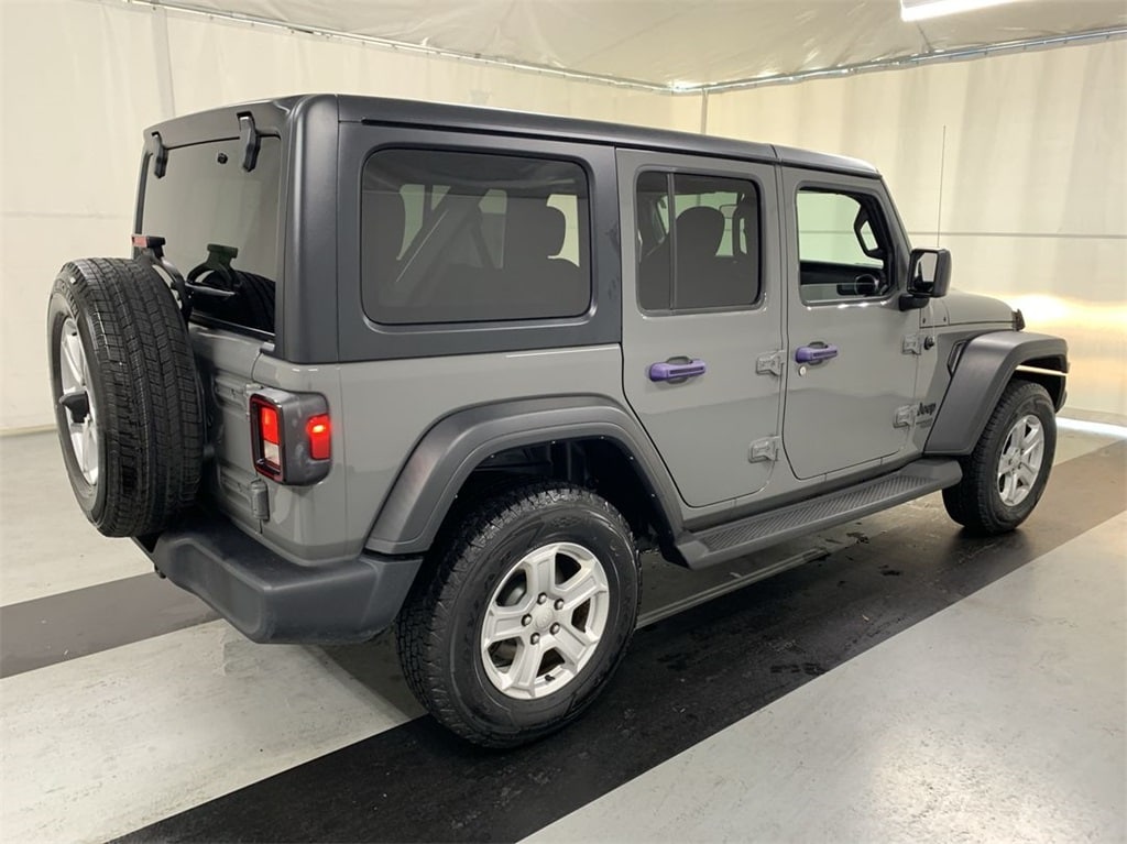 Used 2021 Jeep Wrangler Unlimited Sport S with VIN 1C4HJXDG3MW743643 for sale in Cicero, NY