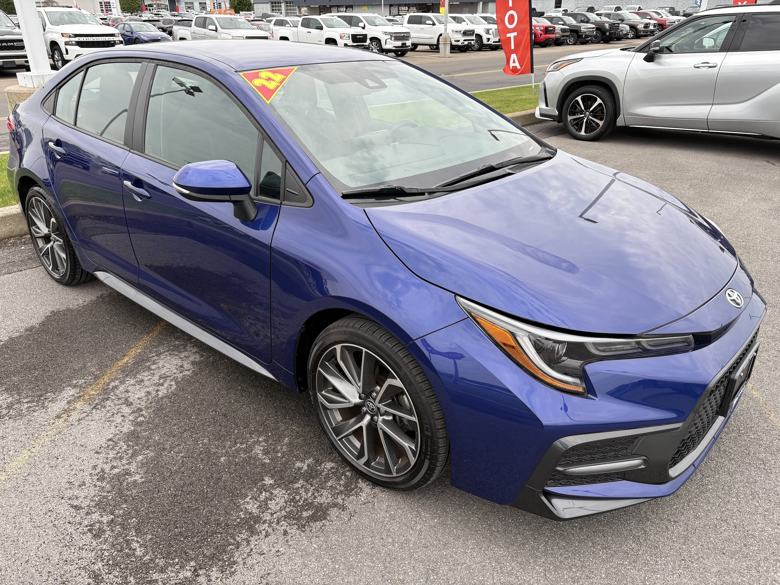 Certified 2022 Toyota Corolla SE with VIN 5YFS4MCE4NP115791 for sale in Cicero, NY