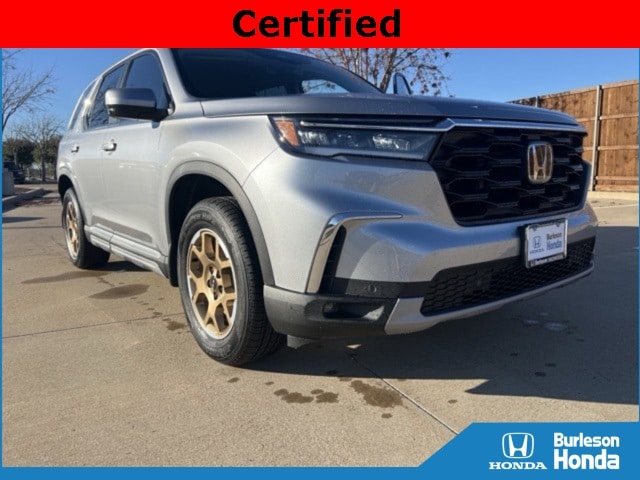 Certified 2024 Honda Pilot EX-L with VIN 5FNYG2H50RB005353 for sale in Burleson, TX