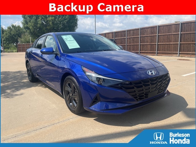 Used 2021 Hyundai Elantra SEL with VIN KMHLS4AG6MU109003 for sale in Burleson, TX