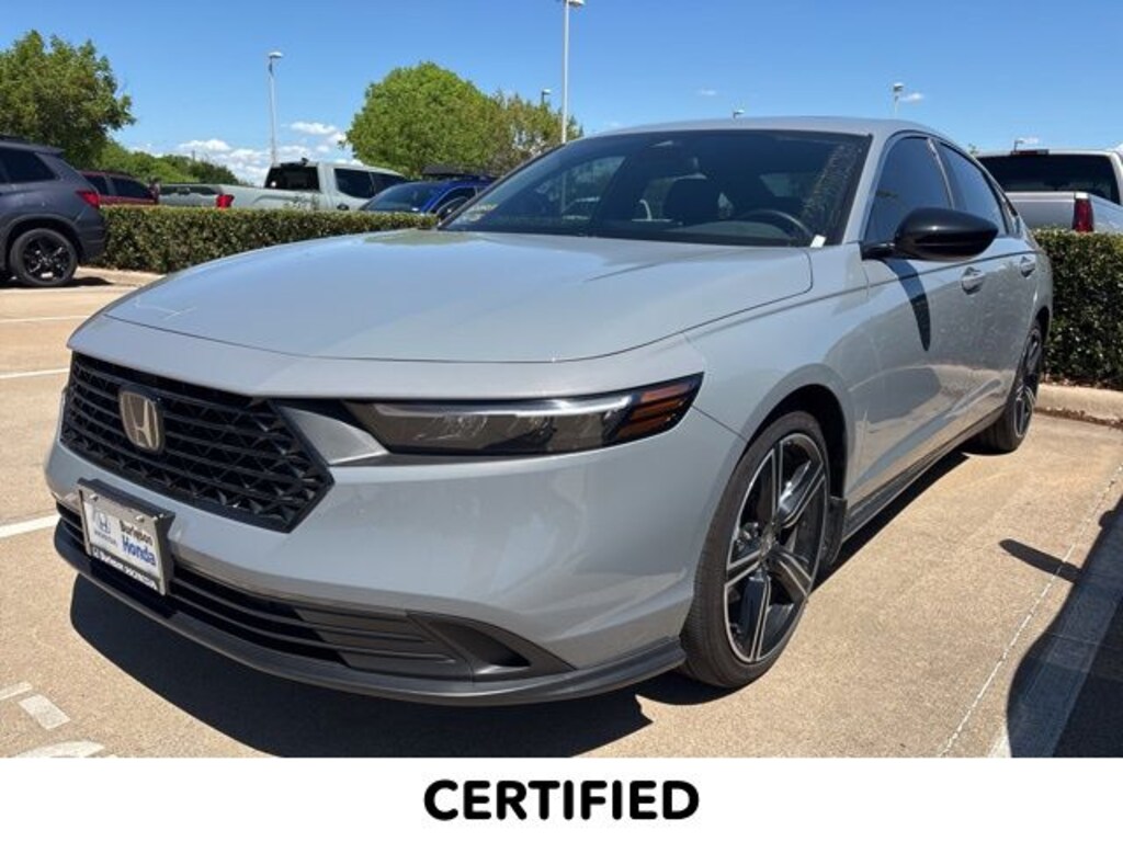 Certified 2025 Honda Accord Hybrid Sport Sedan