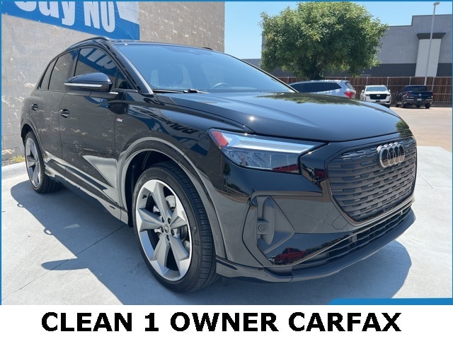 Used 2025 Audi Q4 e-tron Premium Plus with VIN WA1LUBFZ2SP016448 for sale in Burleson, TX