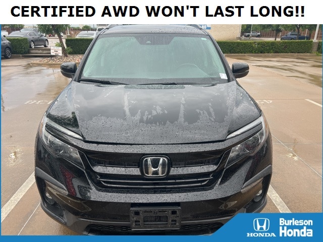 Certified 2022 Honda Pilot SE with VIN 5FNYF6H25NB055918 for sale in Burleson, TX