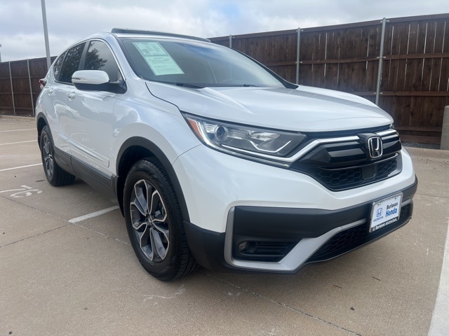 Used 2021 Honda CR-V EX-L with VIN 2HKRW2H85MH670244 for sale in Burleson, TX